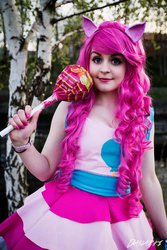 Size: 730x1095 | Tagged: safe, artist:born-to-be-sheep, pinkie pie, human, g4, cosplay, irl, irl human, photo, solo