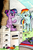 Size: 733x1100 | Tagged: safe, artist:boxedsurprise, rainbow dash, twilight sparkle, alicorn, pony, g4, comic book, female, mare, twilight sparkle (alicorn)