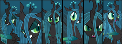 Size: 851x314 | Tagged: safe, artist:neonsenpai, queen chrysalis, changeling, changeling queen, g4, female