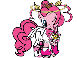 Size: 1024x768 | Tagged: safe, artist:omegaridersangou, pinkie pie, g4, cosplay, cure happy, female, precure, pretty cure, smile precure, solo