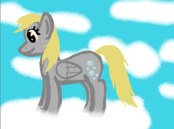 Size: 403x299 | Tagged: safe, artist:eillahwolf, derpy hooves, pegasus, pony, g4, female, mare, solo