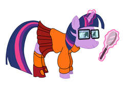 Size: 4000x3000 | Tagged: safe, artist:eillahwolf, twilight sparkle, g4, crossover, female, scooby-doo!, solo, velma dinkley