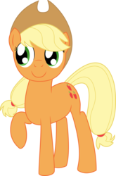 Size: 2947x4457 | Tagged: safe, artist:eillahwolf, applejack, g4, female, raised hoof, simple background, solo, transparent background