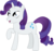 Size: 3317x3099 | Tagged: safe, artist:eillahwolf, rarity, g4, female, high res, solo