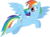 Size: 3970x2969 | Tagged: safe, artist:eillahwolf, rainbow dash, g4, female, high res, solo