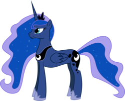 Size: 3253x2646 | Tagged: safe, artist:eillahwolf, princess luna, g4, female, high res, simple background, solo