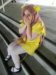 Size: 720x960 | Tagged: safe, artist:redjanuary, fluttershy, human, g4, cosplay, irl, irl human, photo, solo