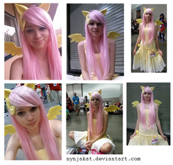 Size: 1762x1674 | Tagged: safe, artist:nynjakat, fluttershy, human, g4, cosplay, irl, irl human, photo