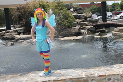 Size: 4272x2848 | Tagged: safe, artist:ajwhalo, rainbow dash, human, g4, cosplay, irl, irl human, photo, solo