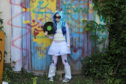 Size: 4272x2848 | Tagged: safe, artist:hubertrdizzle, dj pon-3, vinyl scratch, human, g4, cosplay, irl, irl human, photo, solo