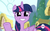 Size: 1134x700 | Tagged: safe, screencap, twilight sparkle, alicorn, pony, g4, my little pony: friendship is magic, season 4, twilight's kingdom, cute, faic, female, hub logo, mare, smile and wave, solo, twiabetes, twilight sparkle (alicorn)