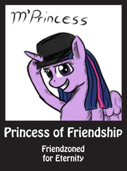 Size: 1625x2200 | Tagged: safe, artist:m_d_quill, twilight sparkle, alicorn, pony, g4, fedora shaming, female, friendzone, grin, hat, looking at you, m'lady, mare, smiling, solo, trilby, twilight sparkle (alicorn)