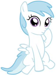 Size: 360x480 | Tagged: safe, artist:miles3298, cotton cloudy, pegasus, pony, g4, simple background, solo, transparent background, vector