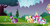 Size: 1536x813 | Tagged: safe, screencap, applejack, fluttershy, pinkie pie, rainbow dash, rarity, twilight sparkle, alicorn, pony, g4, my little pony: friendship is magic, twilight's kingdom, alaska, attract, female, hub logo, mane six, mare, meme, twilight sparkle (alicorn), youtube caption