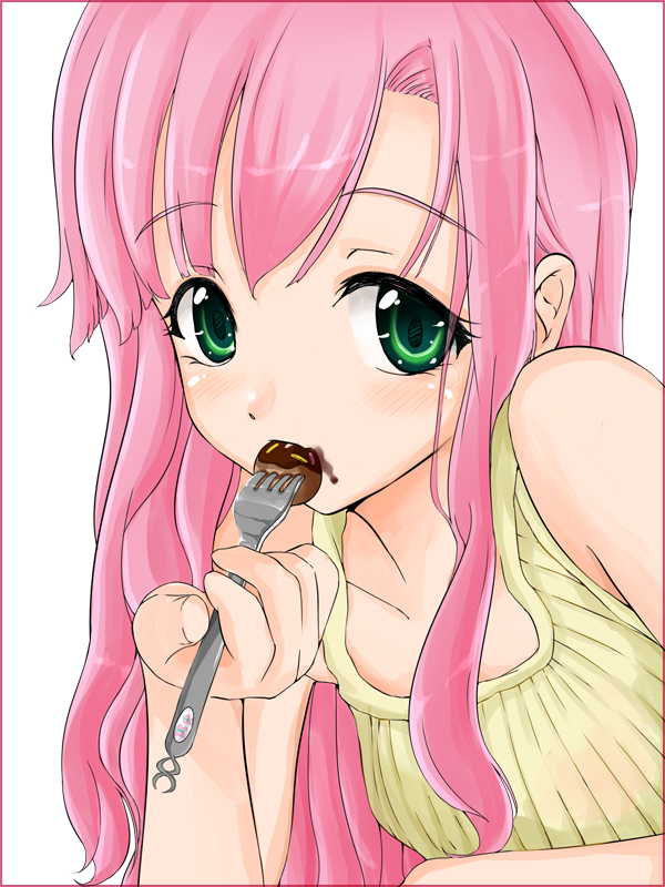 623374 Safe Artistd Tomoyo Fluttershy Human G4 Eating Female Humanized Implying 9775