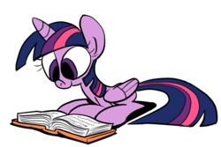 Size: 1280x853 | Tagged: safe, artist:joeywaggoner, twilight sparkle, alicorn, pony, g4, twilight's kingdom, book, female, mare, prone, solo, twilight sparkle (alicorn)