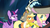 Size: 1920x1080 | Tagged: safe, screencap, applejack, discord, fluttershy, twilight sparkle, alicorn, pony, g4, my little pony: friendship is magic, twilight's kingdom, female, hub logo, mare, pouting, twilight sparkle (alicorn)