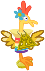 Size: 803x1244 | Tagged: safe, artist:poniiandii, boneless, g4, twilight's kingdom, bits, compilation, final form, flower, fusion, key, neon's bit, rainbow thread, rubber chicken, scorpan's necklace, simple background, svg, this is my final form, this isn't even my final form, transparent background, vector, wonderbolt badge
