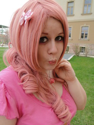 Size: 768x1024 | Tagged: safe, artist:akahishinu-chan, pinkie pie, human, g4, cosplay, irl, irl human, photo, solo