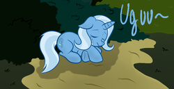 Size: 800x408 | Tagged: safe, artist:grumblepluck, edit, trixie, pony, unicorn, g4, crying, female, mare, sad, solo, uguu