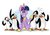 Size: 1075x744 | Tagged: safe, artist:thedoggygal, twilight sparkle, alicorn, bird, penguin, pony, g4, crossover, dreamworks, female, kowalski, madagascar (dreamworks), male, mare, private (madagascar), rico, skipper, smile and wave, the penguins of madagascar, twilight sparkle (alicorn), wholesome