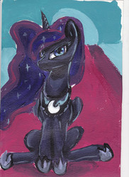 Size: 2552x3504 | Tagged: safe, artist:alumx, princess luna, g4, female, high res, solo