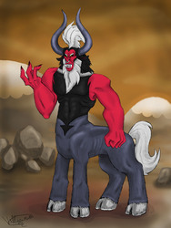 Size: 4500x6000 | Tagged: safe, artist:werewolfsnot, lord tirek, g4, absurd resolution, male, solo