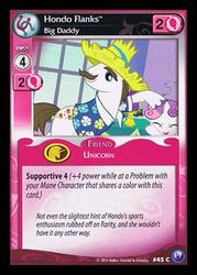 Size: 300x419 | Tagged: safe, enterplay, hondo flanks, sweetie belle, canterlot nights, g4, my little pony collectible card game, ccg