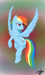 Size: 692x1153 | Tagged: safe, artist:lightningdasher97, rainbow dash, g4, female, solo