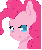 Size: 250x297 | Tagged: safe, artist:oops, pinkie pie, g4, animated, blinking, eye shimmer, female, solo