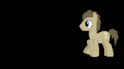 Size: 400x225 | Tagged: safe, artist:sk9, doctor whooves, time turner, g4, animated, male, solo, wat, what has science done