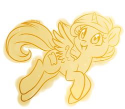 Size: 500x434 | Tagged: safe, artist:lustrous-dreams, oc, oc only, oc:ticket, alicorn, pony, alicorn oc, solo