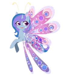 Size: 4000x4193 | Tagged: safe, artist:fuyusfox, oc, oc only, oc:aachi, breezie, colored wings, gradient wings, solo, sparkly wings, wings