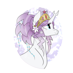 Size: 2000x2000 | Tagged: safe, artist:rannarbananar, tree of harmony, oc, oc only, oc:harmony (heilos), pony, big crown thingy, elements of harmony, high res, ponified, solo