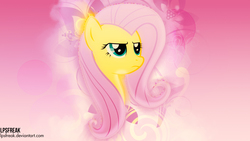 Size: 1920x1080 | Tagged: safe, artist:eugene-joe-c, artist:illumnious, fluttershy, g4, female, pretty, solo, vector, wallpaper