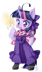 Size: 390x664 | Tagged: safe, artist:mococo, twilight sparkle, g4, bipedal, clothes, female, shoes, solo, stray strand