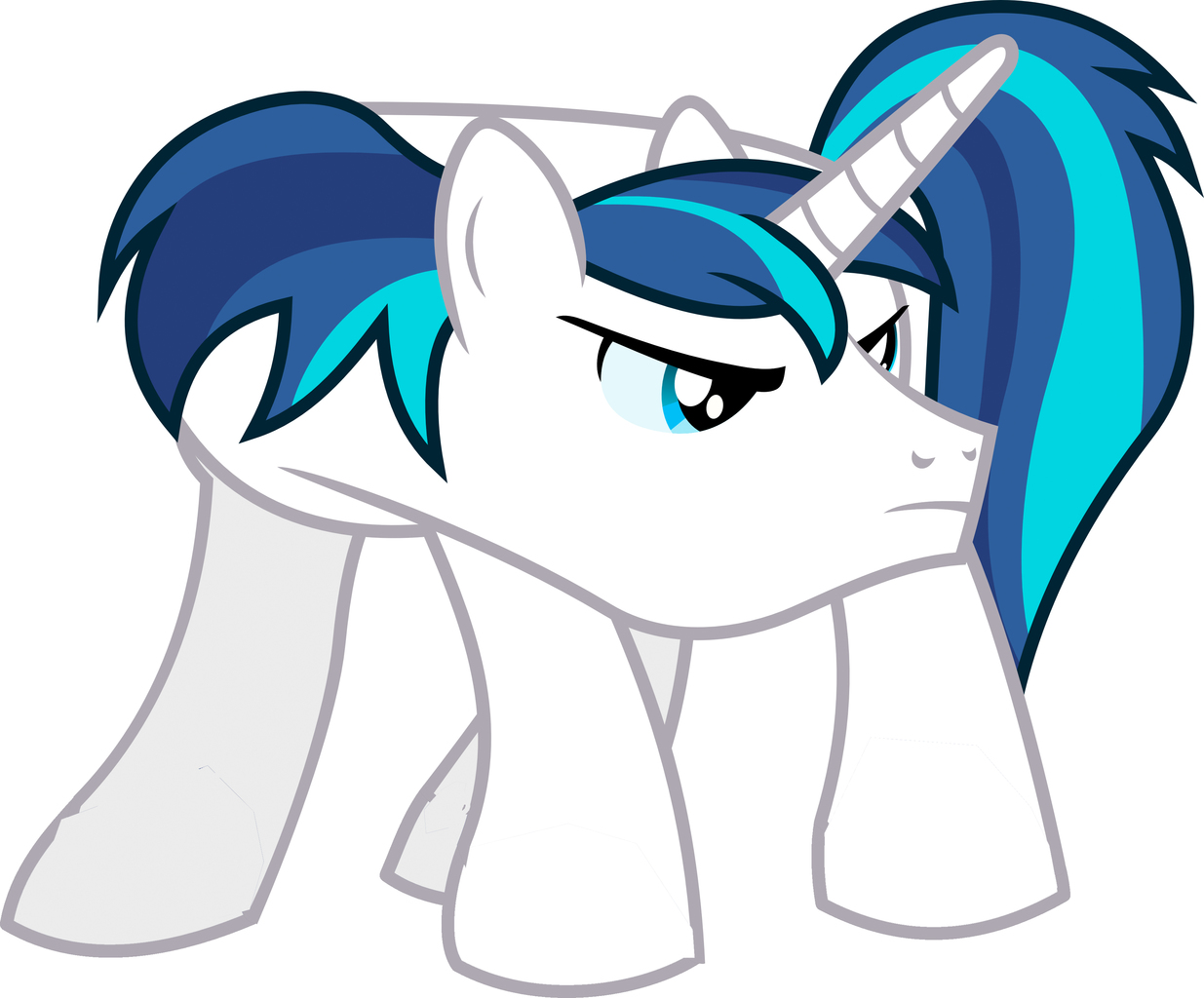 Shining armor angry