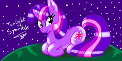 Size: 900x450 | Tagged: safe, artist:redfirestar, twilight sparkle, g4, crouching, female, solo
