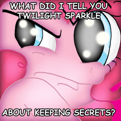 Size: 894x894 | Tagged: safe, artist:redfirestar, pinkie pie, g4, comic sans, female, solo