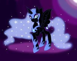 Size: 900x720 | Tagged: safe, artist:redfirestar, nightmare moon, g4, female, solo