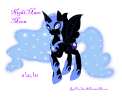 Size: 900x720 | Tagged: safe, artist:redfirestar, nightmare moon, g4, female, solo