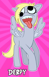 Size: 446x687 | Tagged: safe, artist:curtsibling, derpy hooves, pegasus, pony, g4, female, mare, solo, tongue out