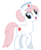 Size: 809x988 | Tagged: safe, artist:drfatalchunk, nurse redheart, earth pony, pony, g4, female, mare, open mouth, raised hoof, simple background, solo, transparent background, vector