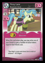 Size: 344x480 | Tagged: safe, enterplay, allie way, kingpin, pony, unicorn, canterlot nights, g4, my little pony collectible card game, ccg, male, mr. kingpin, solo