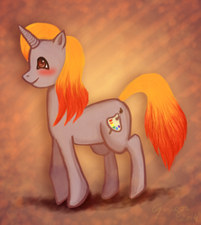 Size: 2500x2808 | Tagged: safe, artist:ginger2905, oc, oc only, oc:ginger2905, pony, female, high res, ponified, solo