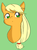 Size: 501x671 | Tagged: safe, artist:thepolymath, edit, applejack, g4, blushing, bust, female, simple background, solo