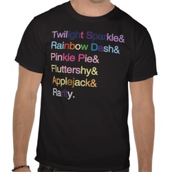 Size: 512x512 | Tagged: safe, applejack, fluttershy, pinkie pie, rainbow dash, rarity, twilight sparkle, human, g4, clothes, irl, irl human, photo, shirt, t-shirt