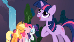 Size: 1366x768 | Tagged: safe, screencap, applejack, pinkie pie, rarity, twilight sparkle, g4, the crystal empire