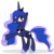 Size: 2000x2000 | Tagged: safe, artist:ritya9898, princess luna, alicorn, pony, g4, my little pony: friendship is magic, twilight's kingdom, and then there's this asshole, female, high res, mare, simple background, solo, transparent background, vector