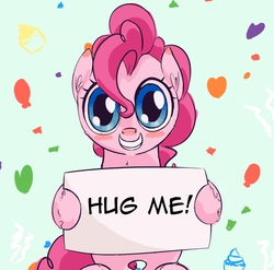 Size: 892x880 | Tagged: safe, artist:a6p, pinkie pie, g4, bronybait, cute, diapinkes, female, grin, looking at you, smiling, solo